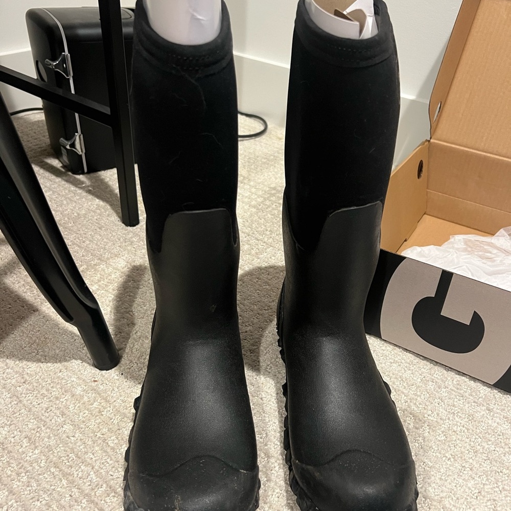 Bogs Mesa Solid Tall Black Boots